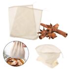 10-100Pcs Reusable 100% Cotton Mesh Filter Bags Spices Herbs Tea Soup Drawstring