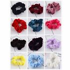 UP 24PCS Velvet Scrunchies Ponytail Women Hair band Elastic Hair Bands Scrunchy