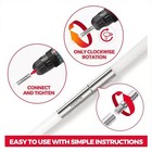 Chimney Sweep Kit Flexible Rod Flue Brush Fireplace Duct Pipe Cleaning Tools