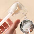 3 PCS Long Handle Cup Brush Folding Brush Silicone Head Cleaning Brush Reusable