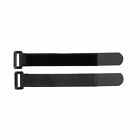 10-50x Magic Cable Ties Reusable Winder Coded Organiser Cords Hook Loop Black AU