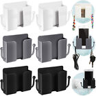 8PCS Wall Mounted Phone Remote Control Stationery Holder Storage Box Organizer