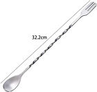 Stainless Steel Bar Wine Cocktail Mixing Twist Stirring Spoon Long Handle Drink