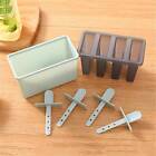 3PCS 4 Cells Block Moulds Ice Cream Mold Icy Pole Jelly Pop Popsicle Maker Mould