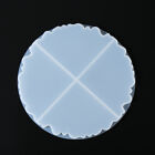 Coaster Resin Casting Mold Silicone Jewelry Agate Making Tray Mould Craft