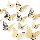 24PCS 3D Butterfly Wall Decals Stickers Removable Kids Room Decorations DIY