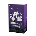 25pcs Halloween Kraft Paper Treat Bags Creative Candy Flat Pockets for Party