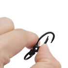 20PCS 35mm Black Lobster Clasp Swivel Trigger Clip Keychain Snap Hook Key Rings