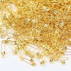 500Pcs Small Tiny Safety Pins Gold Color 19mm Brass Metal Sewing Craft Mini Pin