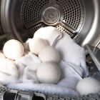 12x Reusable Wool Dryer Balls Drying Fabric Softner Clothes Wrinkles Reduce 6cm