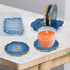 2sets Silicone Coaster Mat Storage Holder Resin Epoxy Mold Casting Pad Mould
