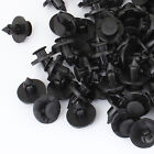 100pcs 8mm Hole Car Plastic Rivets Body Fastener Bumper Push Clips for Nissan