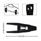 Non-Slip Velvet Coat Hangers Clip Space Saving Clothing Hooks Rack Shirt