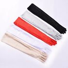 Ladies Long Satin Gloves Opera Costume Bridal Party Prom Wedding Womens Classic