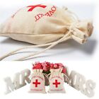 10x Hangover Recovery Kit Muslin Favour Bags Rustic Hens Party Engagement AU