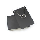 300PCS Jewellery Cardboard Display Cards Necklace Stud Earring Brown White Black