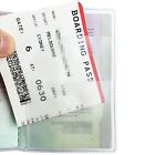 Passport Cover Protector Travel Clear Holder Organiser Wallet Matte Transparent