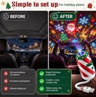 Merry Ride Christmas Car Projector Light,Jingle Ride/Jolly Cast Projector