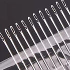 12PCS Easy Self Threading Hand Sewing Needles Assorted Sizes for DIY Stitching