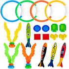 Underwater Swim Pool Diving Toys Summer Swimming Dive Toy Sets Water RIng Sticks