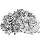 50x M6 Thread Carbon  Steel  Flat Head Rivet Nut Rivnut-Insert Nutsert AU