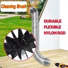 Chimney Sweep Kit Flexible Rod Flue Brush Fireplace Duct Pipe Cleaning Tools