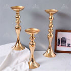 3pcs Flower Stand Metal Vase Table Gold Centerpiece Candlestick Wedding Party AU