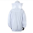 2PCS Bee Keeping Suit Protective Coat Pull Tops Beekeeping Smock Jacket Veil Hat