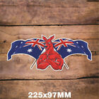 Kangaroo Sticker Down Under Aussie Australian Flag Hunting 22.5cmx9.7cm Accessor