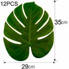 12/24/36x Beach Luau Artificial Tropical Leaf Hawaiian Party Jungle Palm Leaves