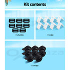 Aquabuddy Pool Cover Roller Attachment Straps Kit 8PCS for Swimming Solar Pool