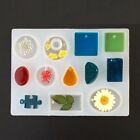 12 Silicone Mould Pendant Jewelry Making Necklace Mold Craft DIY Resin Supplies