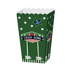 24pcs Football Party Popcorn Cookie Boxes Touchdown Celebration Dessert Supplies