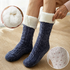 Foozie Socks Slipper Fuzzy Socks Winter Warm with Gripper Non Slip for Women