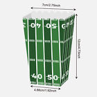 24pcs Football Party Popcorn Cookie Boxes Touchdown Celebration Dessert Supplies