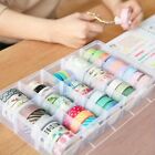 15 Grids transparent office storage box with adjustable dividers Jewellery Box