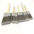 5PCS Sash Brushes Paint Brushes Set Wood Stain Brushes for Walls Cabinets Fences