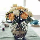 Artificial Bouquet Silk Flowers Blossom Rose Peony Home Wedding Decor AU