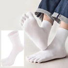 2/4/10 Pairs Men Soft Sport Running Five Finger Toe Socks Elastic Short Socks AU