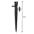 200pcs Adjustable Water Flow Irrigation Drippers on Stake Emitter Drip System