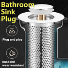 Universal Bathroom Sink Plug Pop-Up Stopper Wash Basin Core Bounce Drain Filter