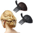 2PCS DIY Invisible Hair Volume Increase Fluffy Puff Sponge Pad Clip Comb Girls