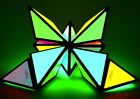 Magnet Pyramid Glow Transforms Glowing Design Fidget Sensory Toy Spinner