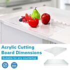 Clear Acrylic Chopping Board Counter Top Cutting Board Kitchen Accessories