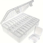 Clear Small Bead Organizers Plastic Storage Cases Jewelry Containers Craft Boxes