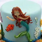 3D Fondant Chocolate Silicone Mermaid Mold Baking Sugar Fondant Cake Mould Decor