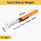 5 Pcs Portable Magnetic Pick Up Tool Extendable Telescopic LED Torch Magnet Rod