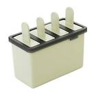3PCS 4 Cells Block Moulds Ice Cream Mold Icy Pole Jelly Pop Popsicle Maker Mould