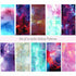 Galaxy Marble Transfer Foil Paper Star Glue Nail Art Stickers