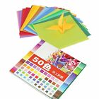 Mix 50PCS 20CM Square Colored Origami Folding Paper DIY Crafts Tools 50 Colours